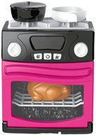LEAN Toys 28140 Dětský sporák s troubou, světlo a zvuk, růžový - Dětské spotřebiče