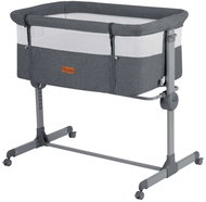 Nukido NK-243 Travel cot, foldable + mattress, grey - Travel Bed