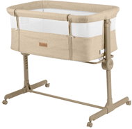 Nukido NK-243 Travel cot, foldable + mattress, beige - Travel Bed