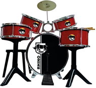 Reig Musicales Children's Drum Set Golden Red Drums - Kids Drum Set