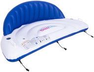SunClub 33157 Nafukovací lehátko do bazénu s opěrkou 207 × 105 cm, modro-bílé - Inflatable Water Mattress