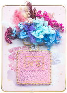 RealG RC-K-1140 Kreativní sada na String Art - LED obraz v rámu 21 × 30 cm, váza s květinami - Creative Kit