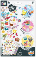 BUKI France Set of 200+ stickers Summer - Kids Stickers