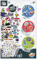 BUKI France Set of 200+ Gaming Stickers - Kids Stickers