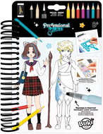 BUKI France Skicák pro módní návrháře Manga - Creative Kit