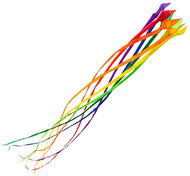 Invento Soft Swirl Rainbow 600 - Dragon Tail, 6 m × 86 cm, 8 barev - Létající drak