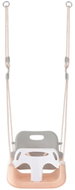 Kruzzel 27357 Dětská houpačka do 30 kg, 3 v 1, růžovo-šedá - Houpačka