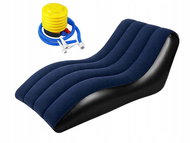 Verk 27719 Nafukovací relaxační lehátko 130 × 65 × 75 cm, modré - Inflatable Water Mattress