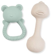 Saro Baby Sada chrastítek Tiny Treasures Mint - Baby Rattle