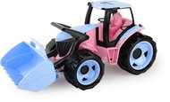Lena Traktor se lžící 62 cm, modro-růžový - Tractor