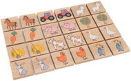 Wooden bitches Buklo - Wooden memory game Farm - Memory Game