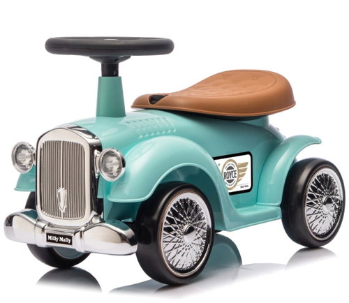 Milly Mally Retro Royce Balance Bike, Mint - Balance Bike - Main image