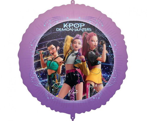 GoDan Balón fóliový K-POP DEMON HUNTERS, Lovci démonů, 46 cm - Balloons - Main image