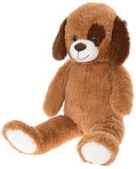 Micro Trading Plush Friends pes plyšový 80 cm, tmavě hnědý - Soft Toy