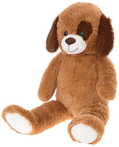 Micro Trading Plush Friends pes plyšový 80 cm, tmavě hnědý - Soft Toy - Main image