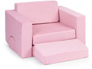 EcoToys TMSRT-13 Modulární skládací pohovka, dvoumístná, 8 polštářů, růžová - Children's sofa