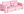 Two-Seater Sofa, 10 Cushions, Pink