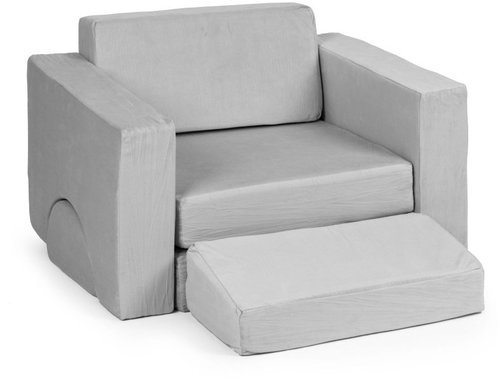 EcoToys TMSRT-13 Modulární skládací pohovka, dvoumístná, 8 polštářů, šedá - Children's sofa - Main image