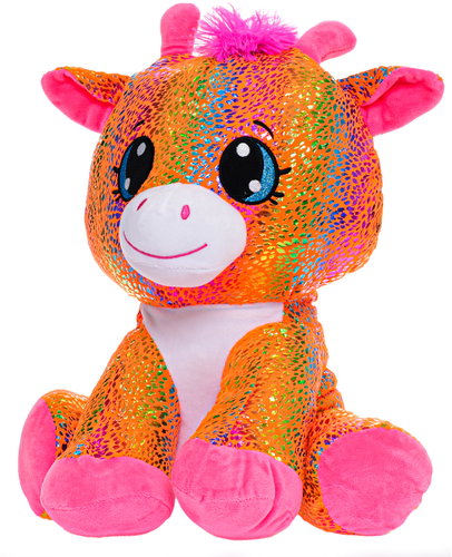 Micro Trading Star Sparkle žirafa plyšová oranžová 37 cm - Soft Toy - Main image
