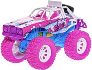 Mikrotrading Auto terénní růžové 16 cm kov na setrvačník - Toy Car