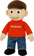Mikrotrading Panáček Brňák 32 cm na baterie mluvící hantecem - Soft Toy