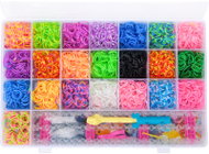 Verk 18320 Gumičky na výrobu náramků XXL, 6800 gumiček, 22 barev - Jewellery Making Set