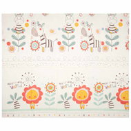 KIK KX2818 Pěnová hrací oboustranná skládací podložka 180 × 200 cm, zvířátka - Play Mat