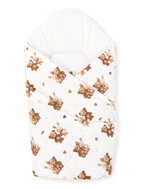Baby Nellys Zavinovačka pro miminko Klasik - Medvídek a Zajíček - Swaddle Blanket