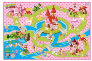 Siva Hrací koberec Princezny 150 × 100 cm - Play Mat