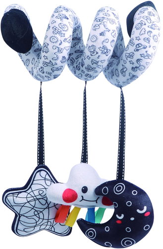 Bavytoy Spirála na postýlku černo-bílá - Soft Toy - Main image