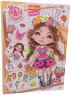 Creative Magnetická kniha oblékaní, zlatá - Magnetic Dress-Up