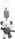 BLACK & WHITE Hanging Toy for Prams and More – Teddy Bear