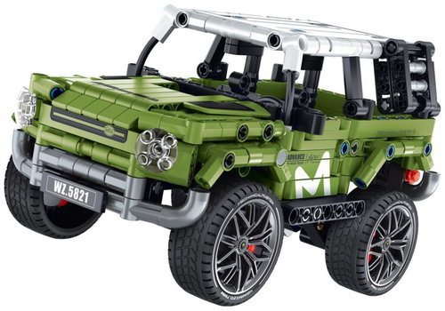 im. Master Off-Road Car Pull-Back Building Kit 474 Pieces - Building Set - Main image
