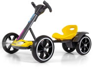 Milly Mally Elektrický gokart BOLT, dětská motokára s dálkovým ovládáním, LED, Bluetooth, žlutá - Kids Quad Bike