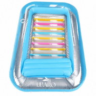 Luaro KX2728 Nafukovací lehátko do vody s polštářem 170 × 115 cm, modré - Inflatable Water Mattress