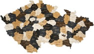 BusyKids Dřevěná mapa České republiky na zeď XL - Map