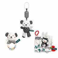 Sensillo Komplet kontrastních hraček Medvidcí a Sova - Baby Toy