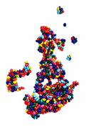 Bergs NeoCube Rocks magnetické kuličky 5 mm 550 ks - Building Set