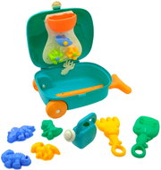 Dino Plážový kufřík s mlýnkem na vodu - Dinosaurus - Sand Tool Kit