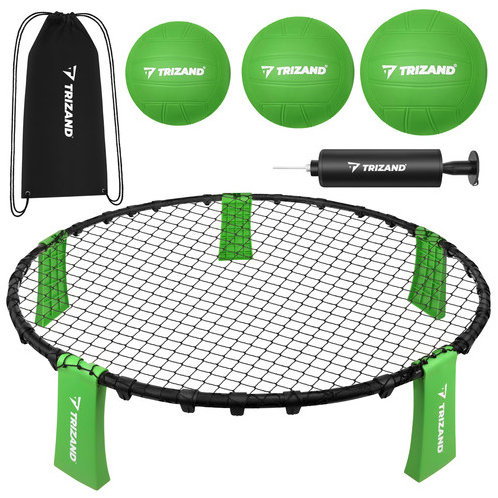 Trizand 27554 Smash Ball Game with 3 Balls, Pump, 90cm - Outdoor Game - Main image