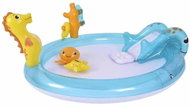 SUN CLUB Vodní hřiště pro děti se skluzavkou a fontánkou, mořský koník - Pool Play Centre
