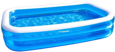 Trizand 27794 Inflatable Pool 262 × 175 × 50cm - Children's Pool - Main image