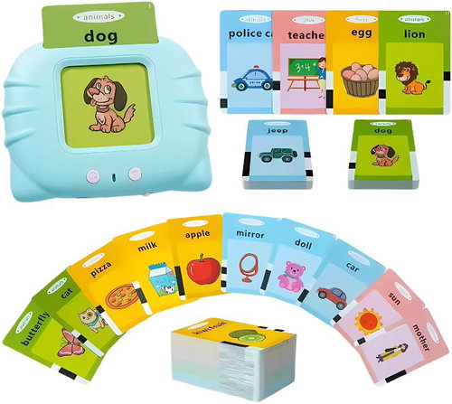 R2Invest Interactive Card Reader for Learning English - Educational Toy - Main image