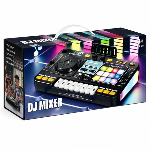 iMex Toys Kids' DJ Console SKA with Microphone and LED Lighting - Musical Toy - Main image