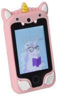 KIK KX2715 Dětský smartphone s fotoaparátem, hrami a MP3, 8 GB, jednorožec, růžový - Detský telefón