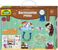 Lena Kufřík pro malé kutily, koně, 400 ks - Creative Kit