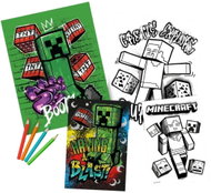 Minecraft: Characters - kreativní sada - Colouring Book