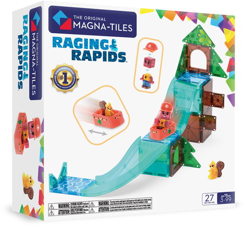 MAGNA-TILES Raging Rapids 27 Pieces - Building Set - Main image
