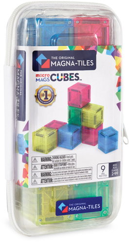 MAGNA-TILES microMAGS Cubes 9 Pieces - Building Set - Main image
