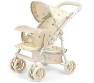 Milly Mally Sportovní kočárek pro panenky Kate, béžový - Doll Stroller